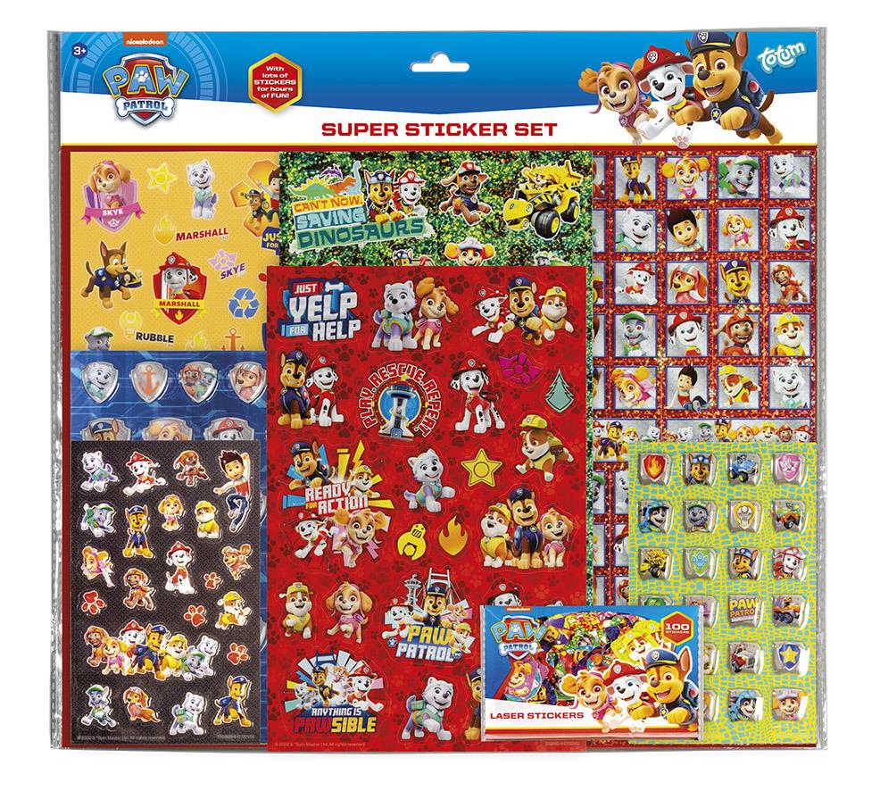 PAW PATROL SUPER STICKER SET