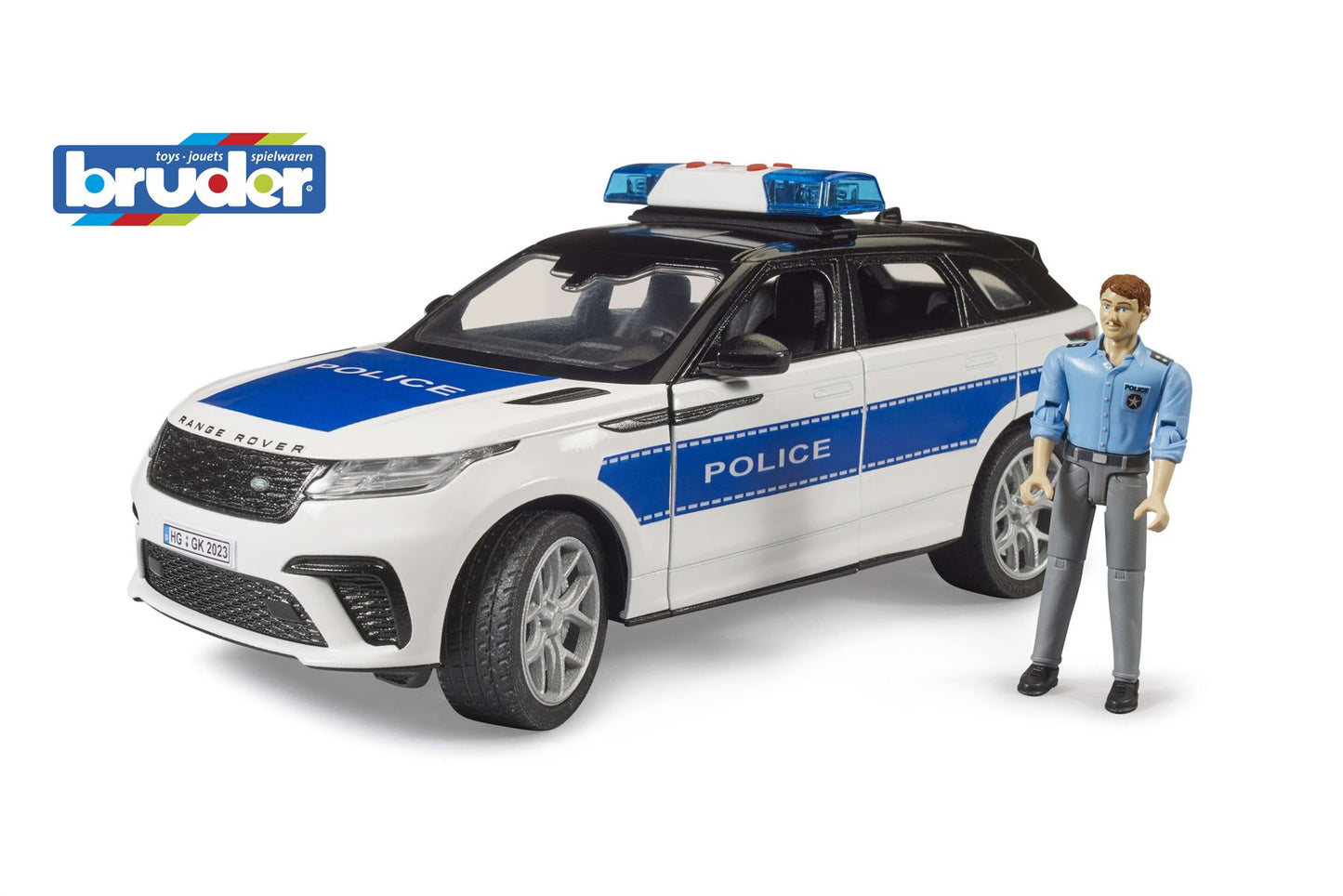 Range Rover Velar Police with policeman - 17145