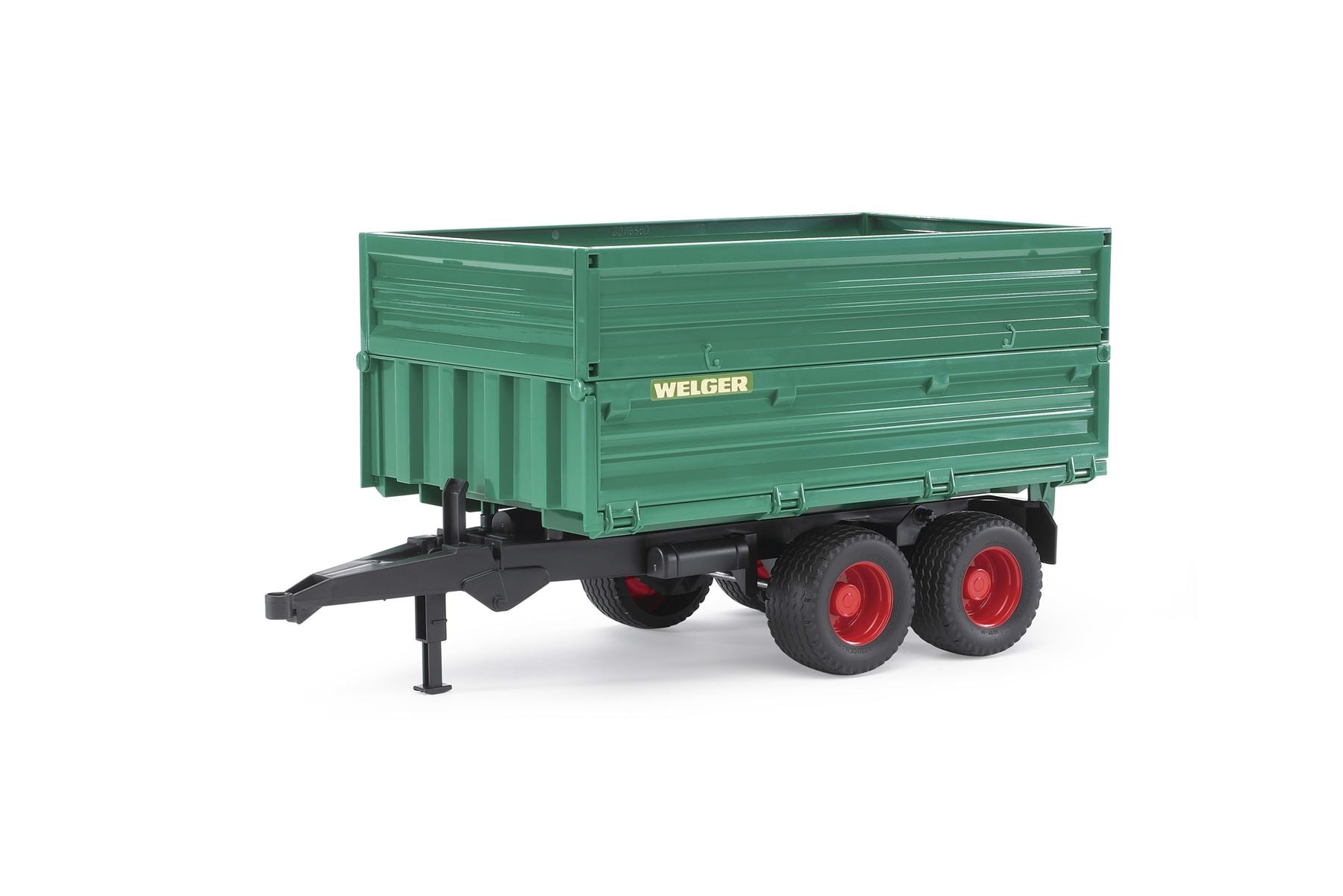 Tipping trailer with removable top