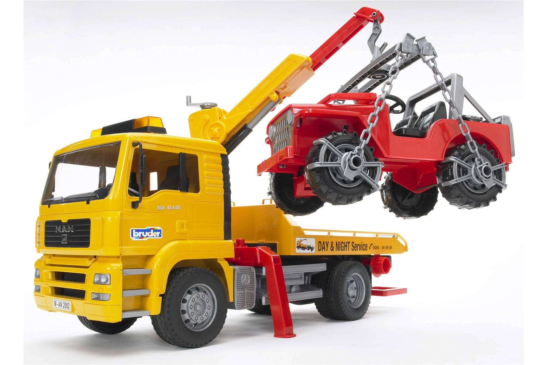 MAN TGA Breakdown-truck with cross country vehicle