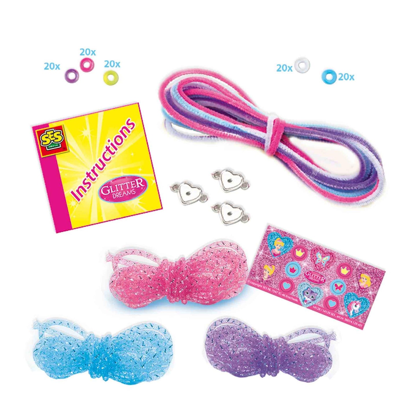 Glitter bracelets