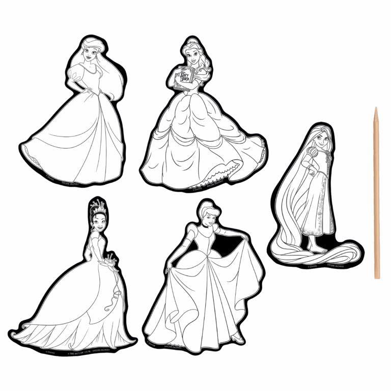 Disney Princess Scratch Art Stickers