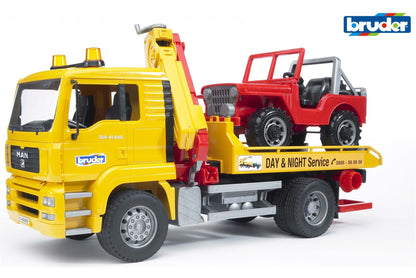 MAN TGA Breakdown-truck with cross country vehicle