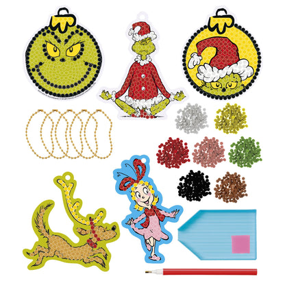 Grinch Diamond Paint Hangers