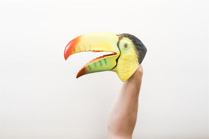 Wild Thingz Hand Puppet - Green Toucan