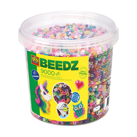 Iron on beads 9000 mix trendy - 17644