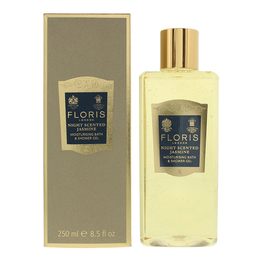 Floris Night Scented Jasmine Moisturising Bath & Shower Gel 250ml