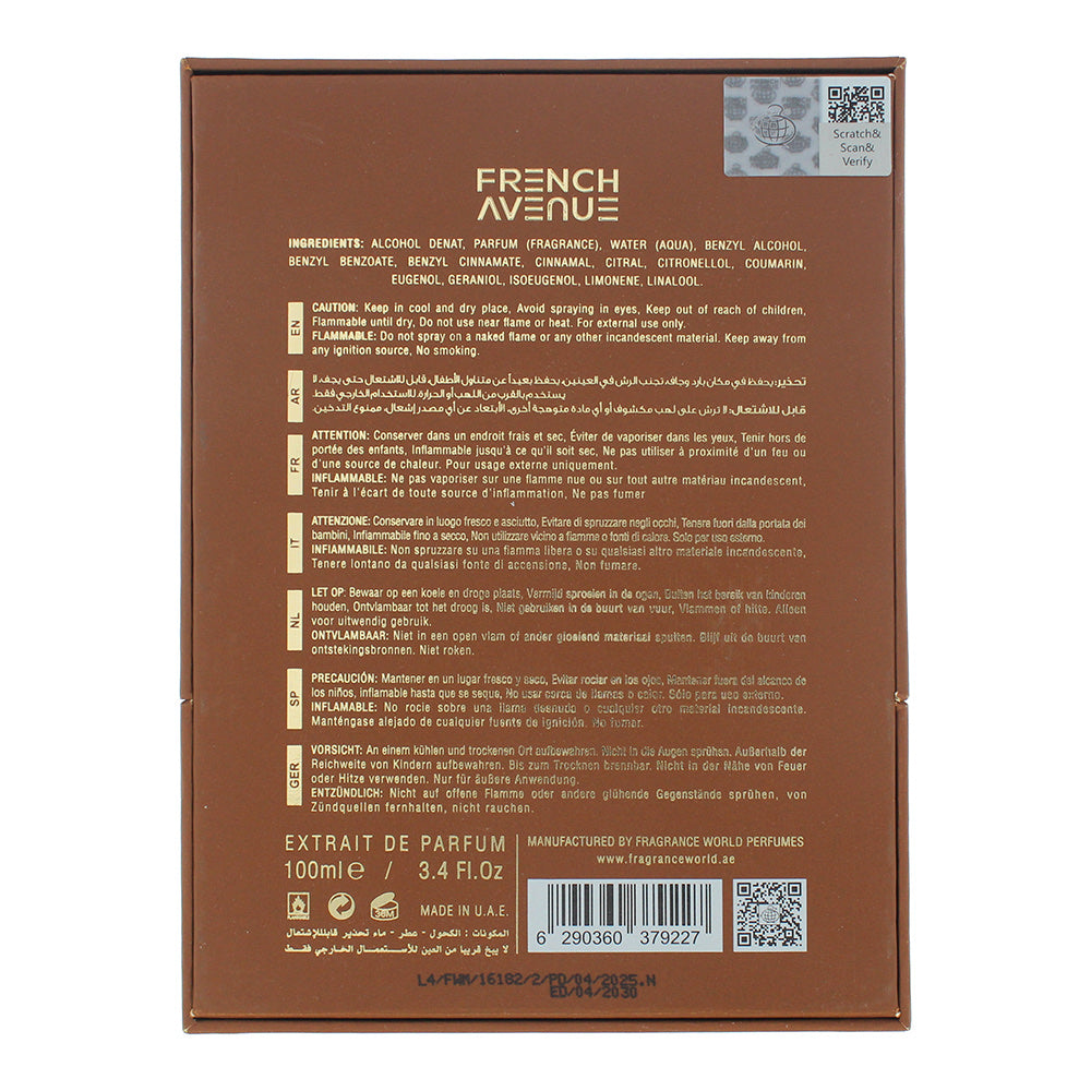 French Avenue x Aromatix Royal Taboo Eau de Parfum 100ml Spray