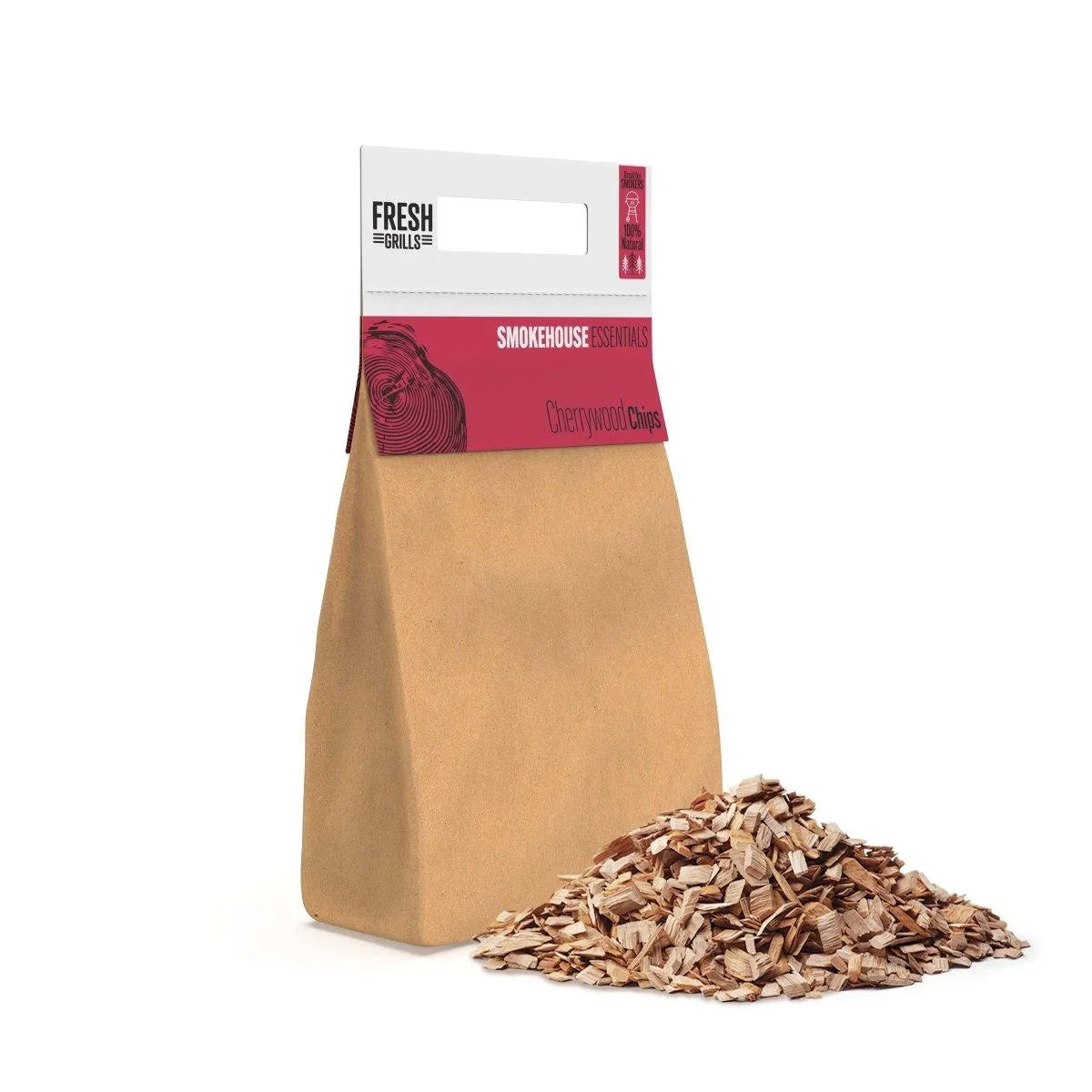 Fresh Grills Wood Chips for BBQ Grill, Wood Fired Pizza Oven, Kamado and Outdoor Smokers - 142240