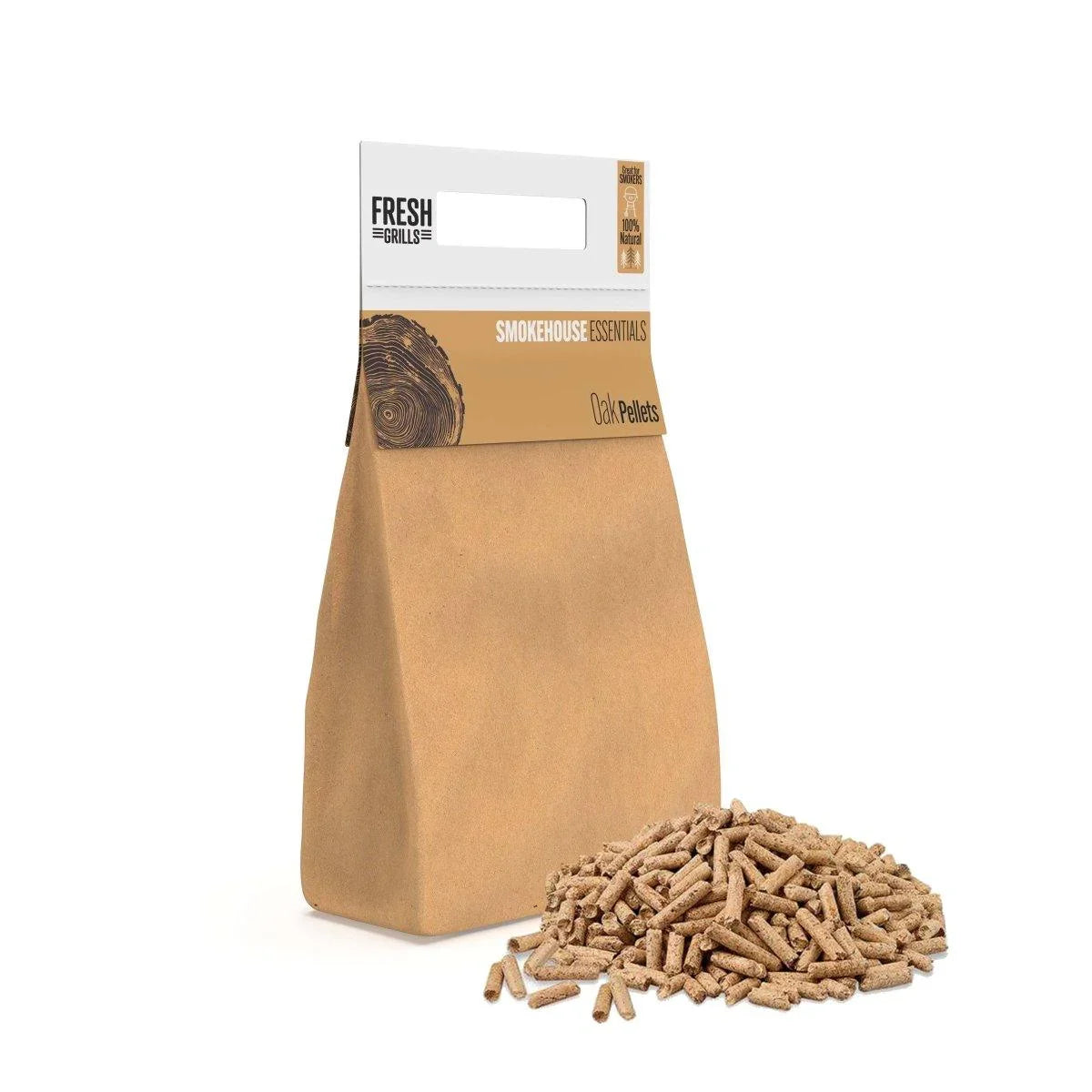 Fresh Grills Wood Pellets for BBQ Grill, Wood Fired Pizza Oven, Kamado and Outdoor Smokers - 142252