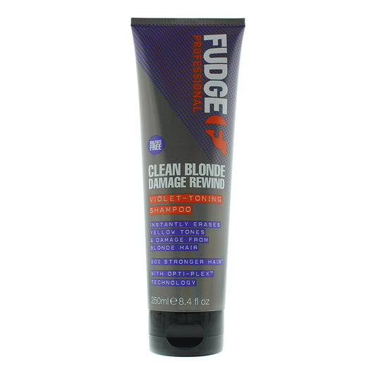 Fudge Clean Blonde Damage Rewind Violet Toning Shampoo 250ml
