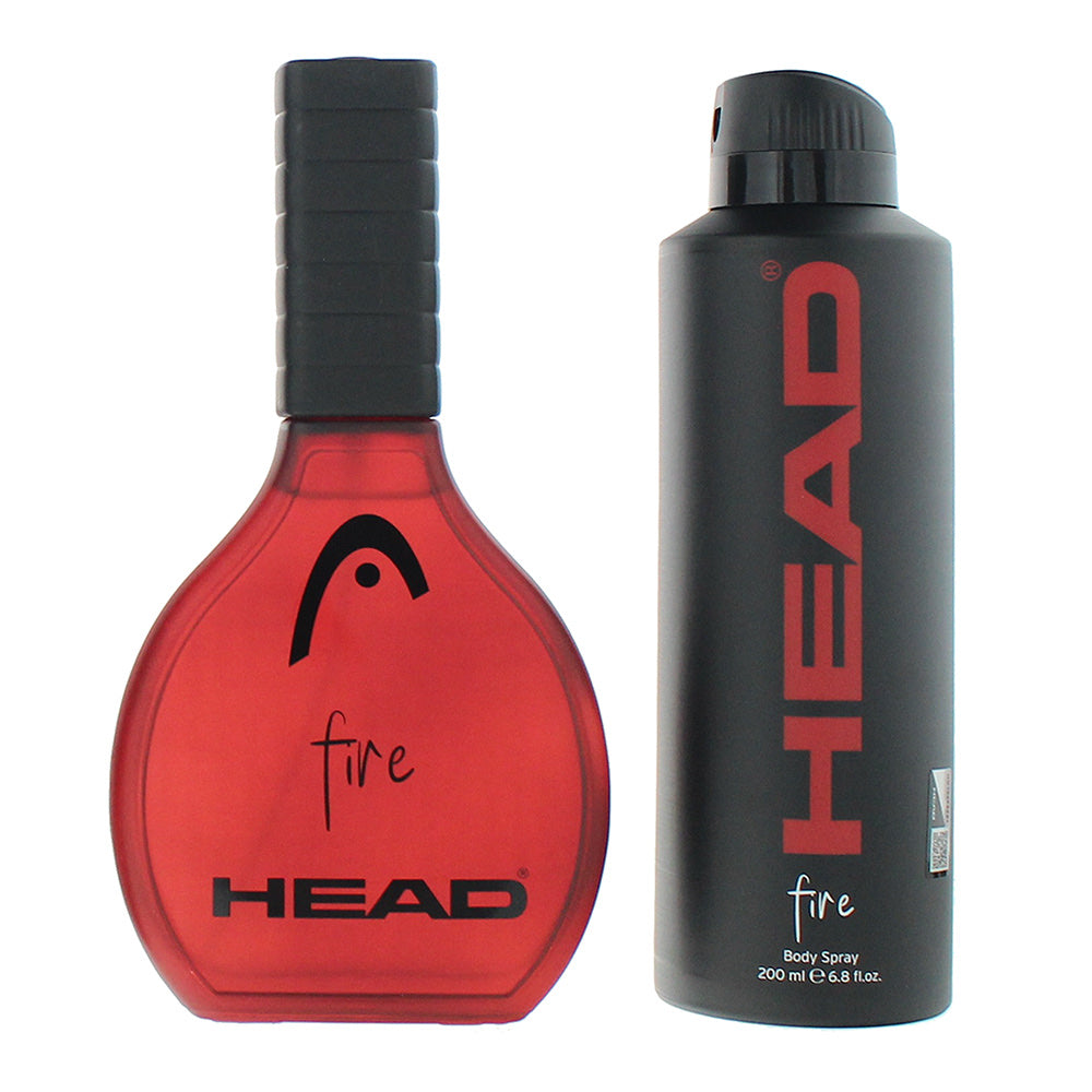 Head Fire Gift Set: EDT 100ml - Deodorant Spray 200ml