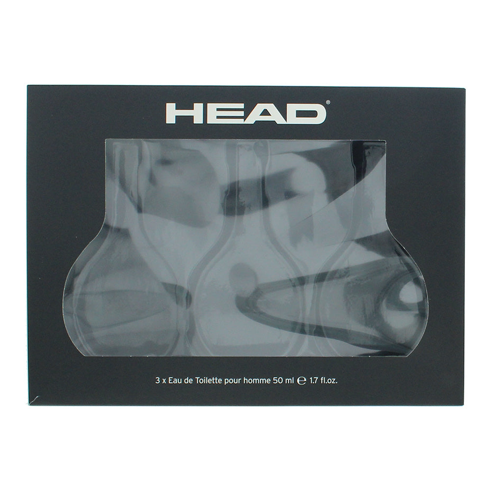 Head Men 3 Piece Gift Set: Attitude EDT 50ml - Fire EDT 50ml - Motion EDT 50ml