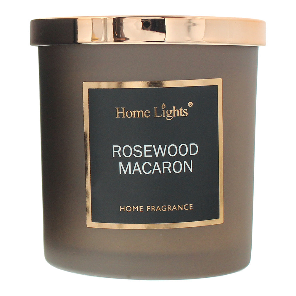 Home Lights Rosewood Macaron Scented Candle 215g