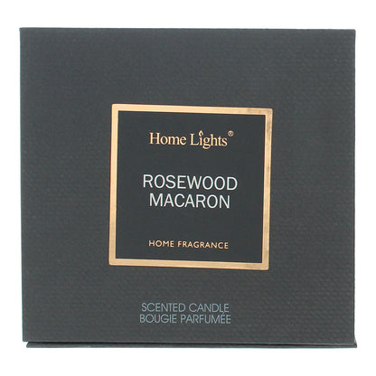 Home Lights Rosewood Macaron Scented Candle 215g