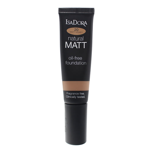 IsaDora Natural Matt Oil-Free Foundation 35ml - 20 Honey