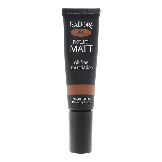 IsaDora Natural Matt Oil-Free Foundation 35ml - 25 Mocha
