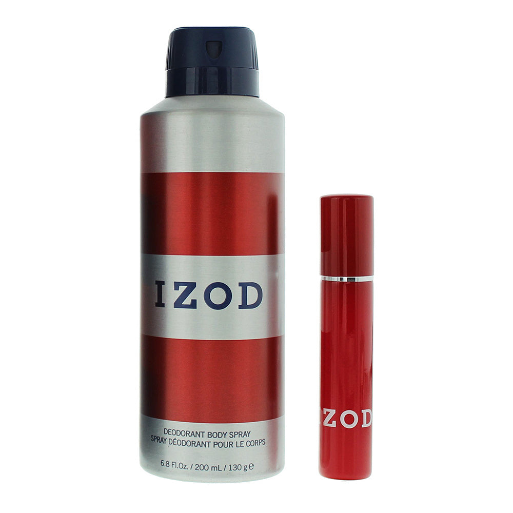 Izod Red Gift Set 15ml EDT + 200ml Body Spray