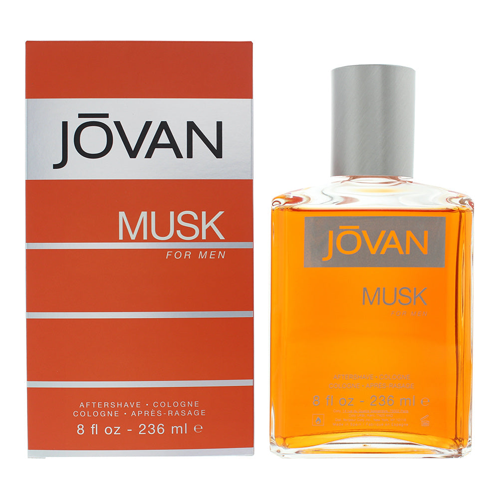 Jovan Musk For Men Aftershave Cologne 236ml Splash