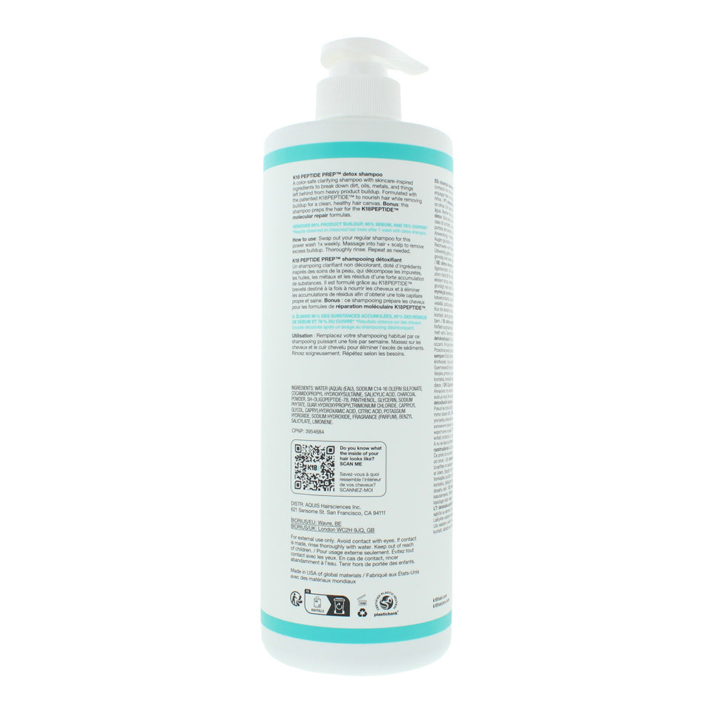 K18 Peptide Prep Detox Shampoo 930ml