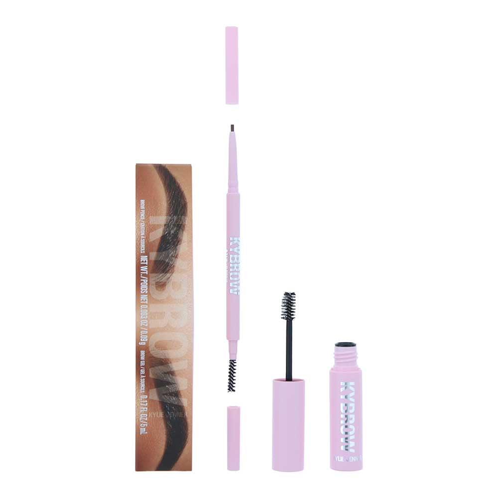 Kylie Cosmetics Kybrow Kit - 004 Medium Brown (Eyebrow gel 5 ml Eyebrow pencil 004 brown 0.9 g)