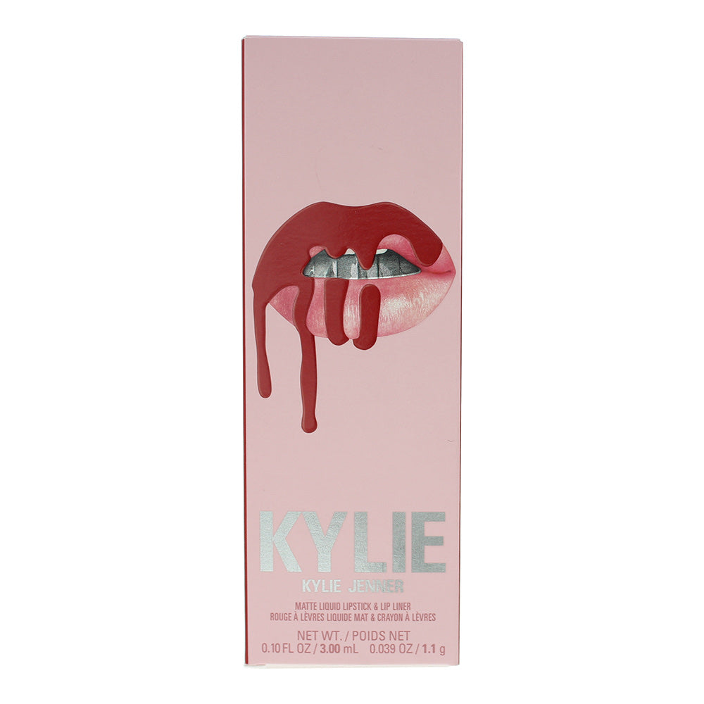 Kylie Cosmetics Matte Lip Kit 3ml Liquid Lipstick + 1.1g Lip Liner - Queen