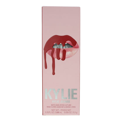 Kylie Cosmetics Matte Lip Kit 3ml Liquid Lipstick + 1.1g Lip Liner - Queen