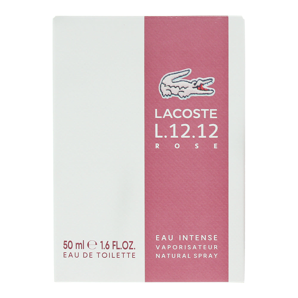 Lacoste L.12.12 Rose Eau Intense Eau de Toilette 50ml Spray