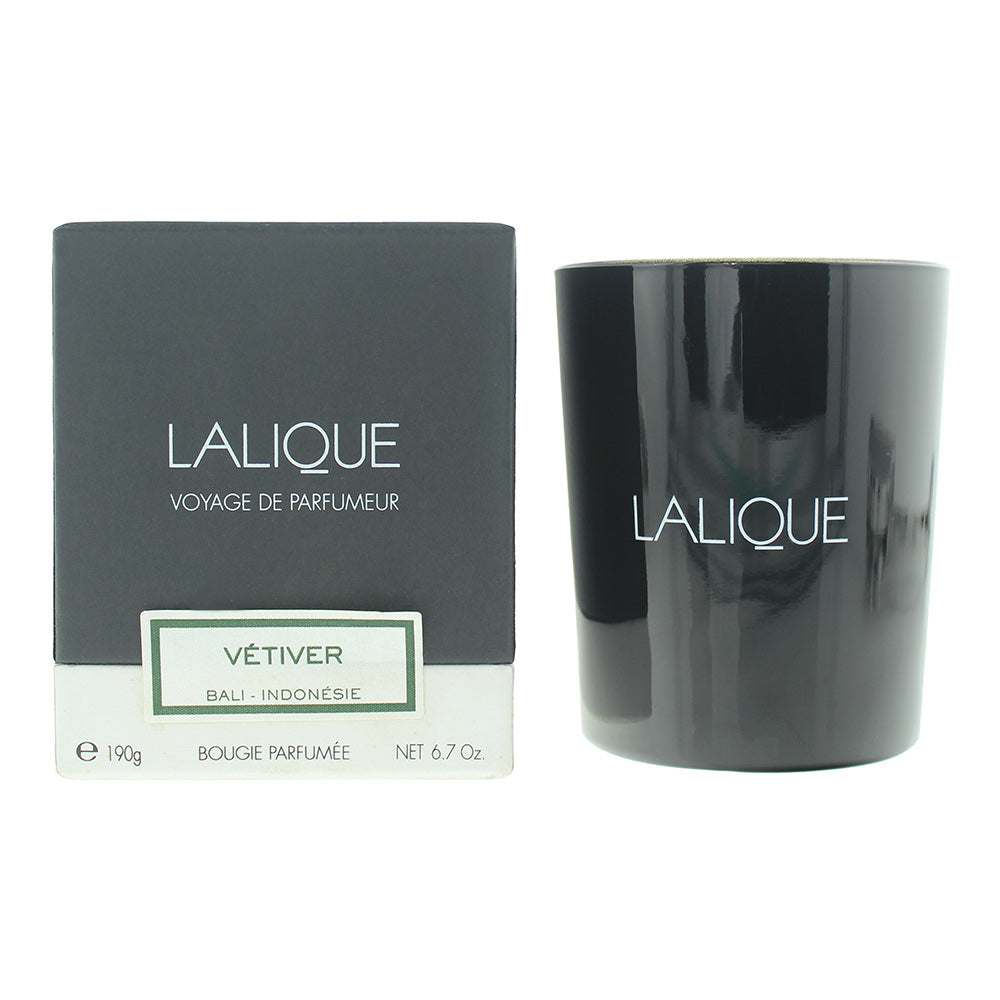 Lalique Candle 190g - Vetiver Bali