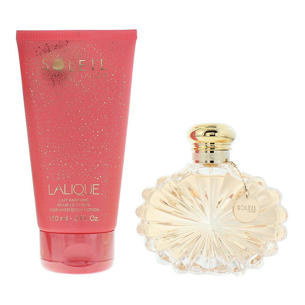Lalique Soleil Gift Set 100ml EDP + 150ml Body Lotion