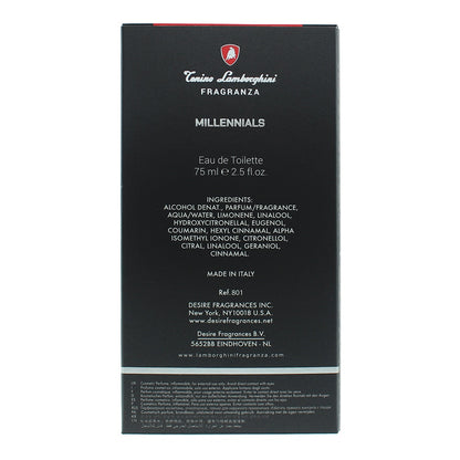 Lamborghini Millennials Eau de Toilette 75ml Spray