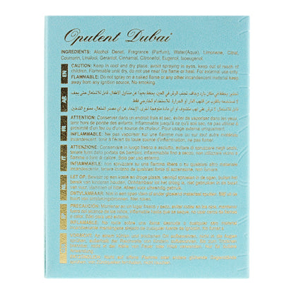 Lattafa Opulent Dubai Eau De Parfum 100ml Spray