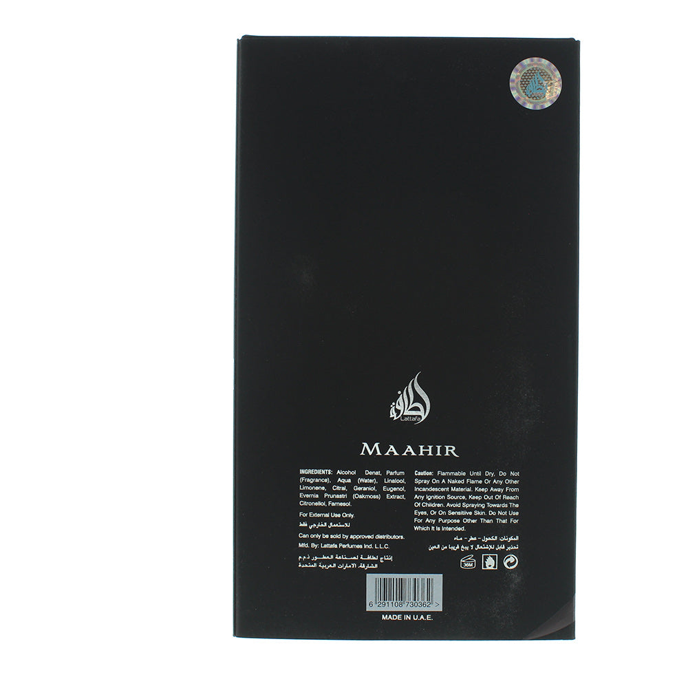Lattafa Perfumes Maahir Black Edition Eau de Parfum 100ml Spray