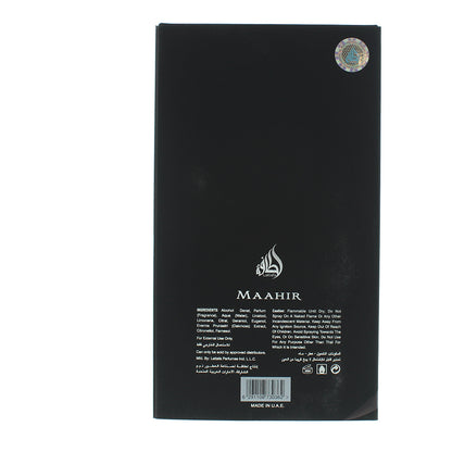 Lattafa Perfumes Maahir Black Edition Eau de Parfum 100ml Spray