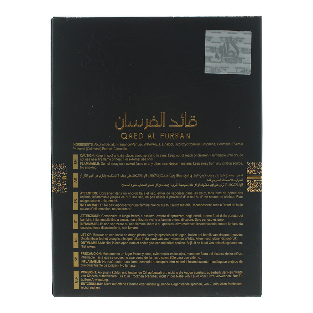 Lattafa Perfumes Qaed Al Fursan Eau de Parfum 90ml Spray
