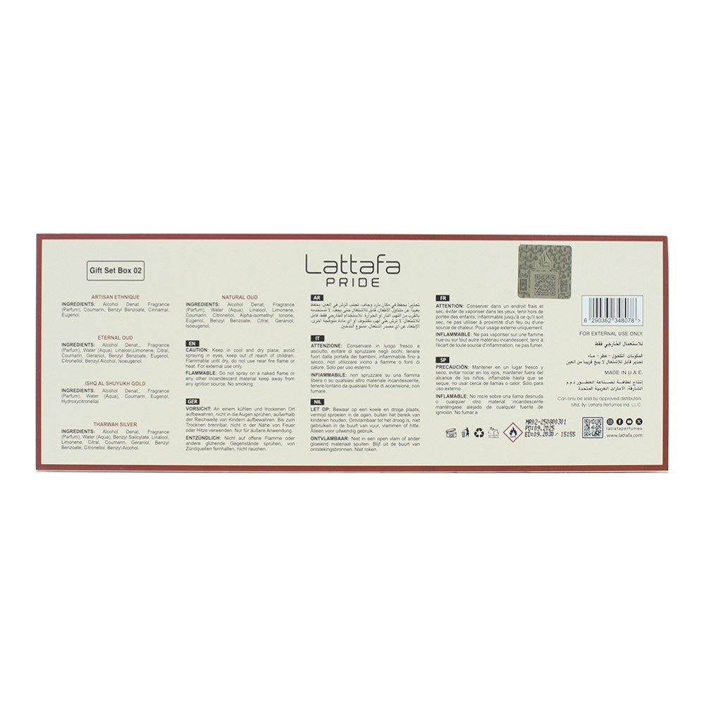 Lattafa Pride Gift Set Collection No.2 - 5 x 20ml