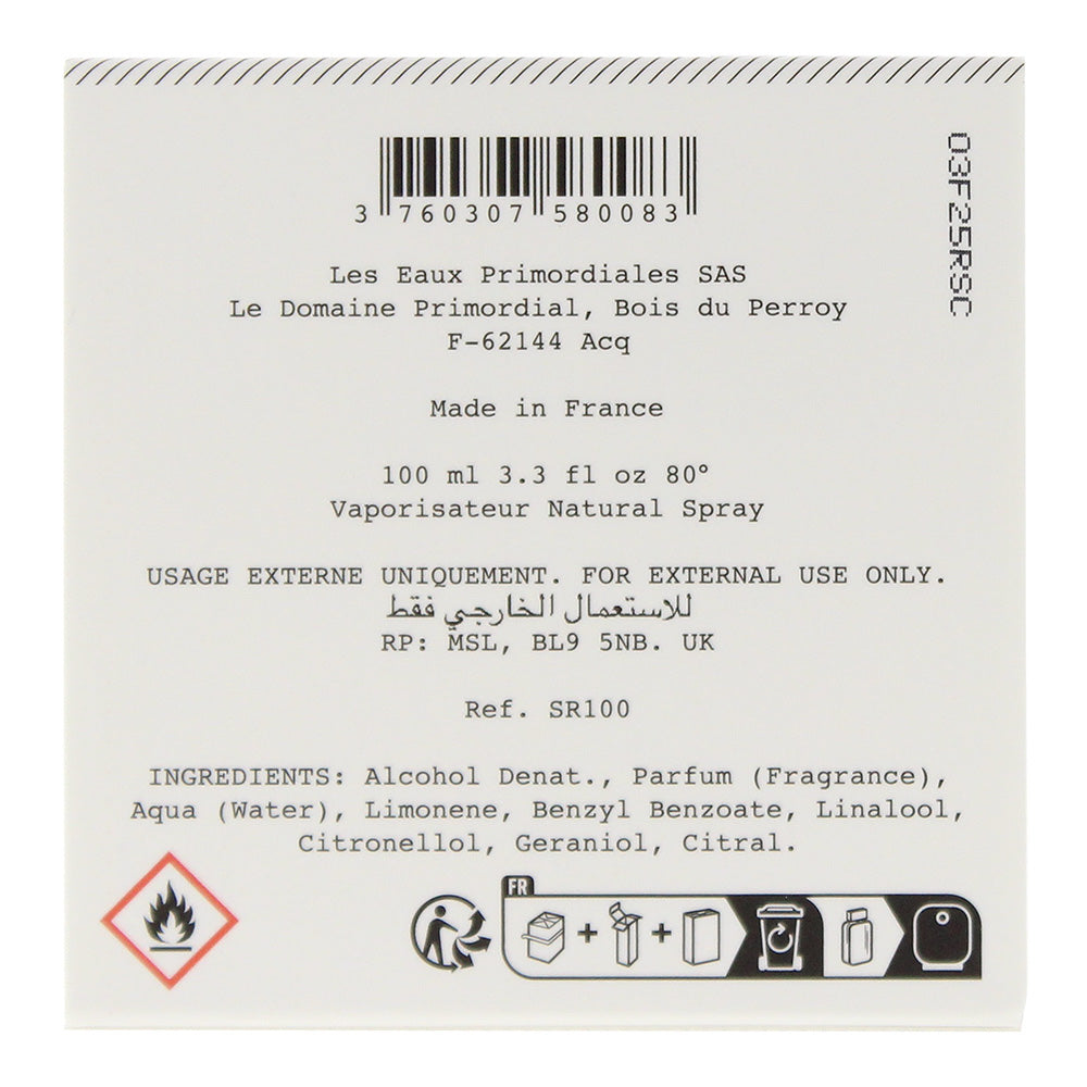 Les Eaux Primordiales Rose Supercritique Eau de Parfum 100ml Spray