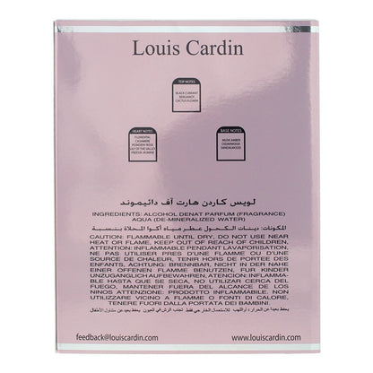 Louis Cardin Heart Of Diamond Eau de Parfum 100ml Spray