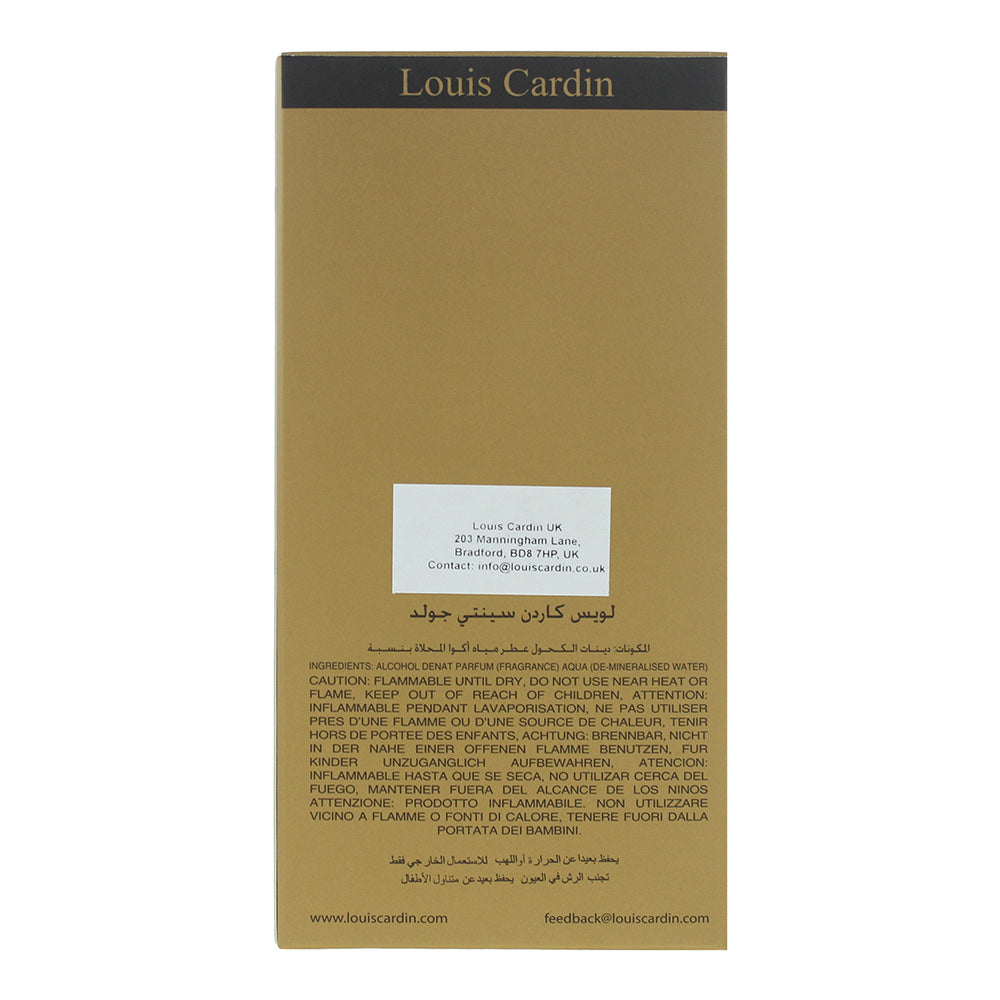 Louis Cardin Scenty Gold Eau de Parfum 100ml Spray