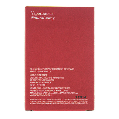 Maison Francis Kurkdjian Baccarat Rouge 540 Extrait de Parfum Travel Set 3 x 11ml Extrait de Parfum Refills