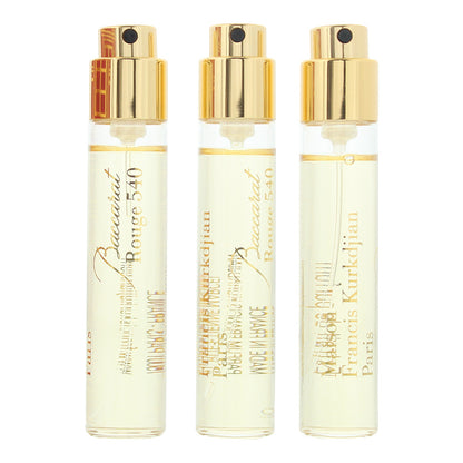 Maison Francis Kurkdjian Baccarat Rouge 540 Extrait de Parfum Travel Set 3 x 11ml Extrait de Parfum Refills
