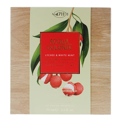 Mäurer & Wirtz 4711 Acqua Colonia Lychee & White Mint Gift Set 50ml EDC + 75ml Shower Gel