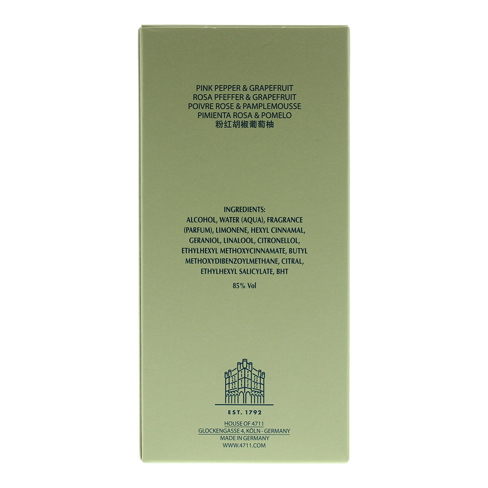 Mäurer & Wirtz 4711 Acqua Colonia Pink Pepper & Grapefruit Eau de Cologne 50ml Spray