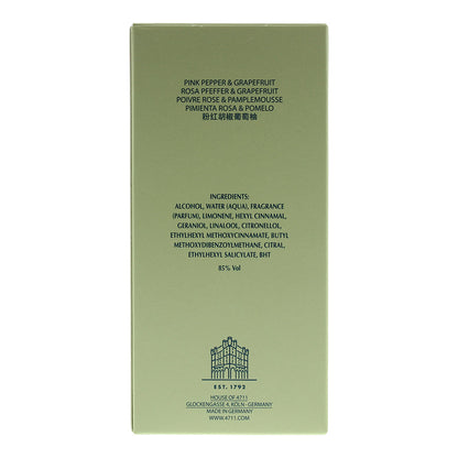 Mäurer & Wirtz 4711 Acqua Colonia Pink Pepper & Grapefruit Eau de Cologne 50ml Spray
