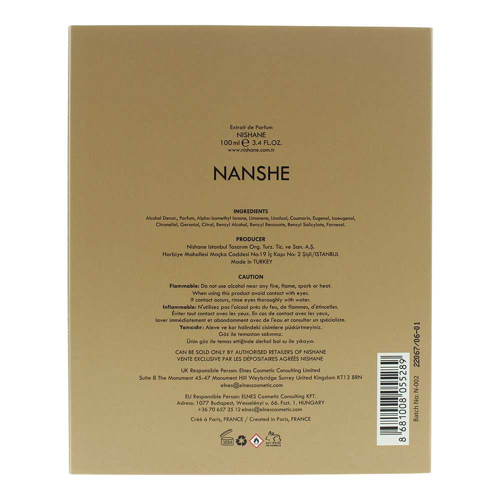Nishane Nanshe Extrait de Parfum 100ml Spray
