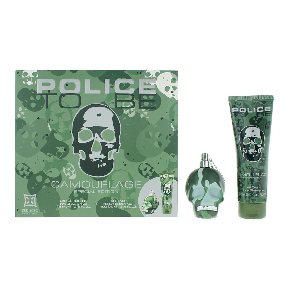 Police To Be Camouflage Gift Set 75ml EDT + 100ml Shower Gel