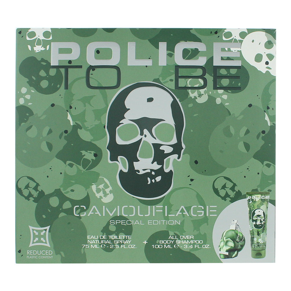 Police To Be Camouflage Gift Set 75ml EDT + 100ml Shower Gel