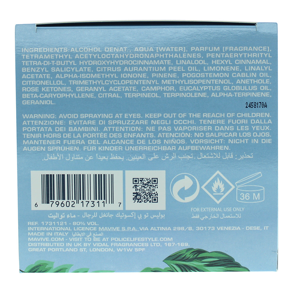 Police To Be Exotic Jungle For Man Eau de Toilette 125ml Spray