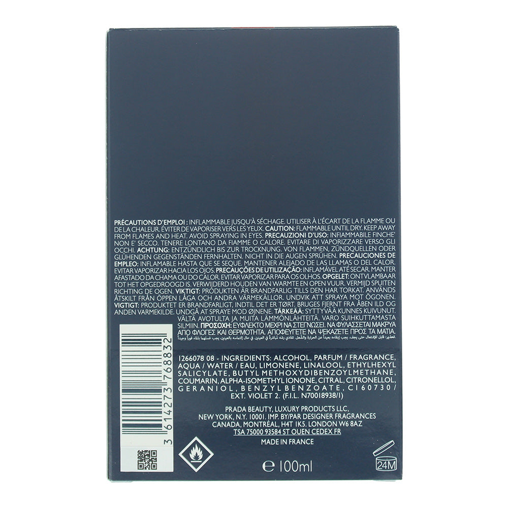 Prada Luna Rossa Ocean Eau de Parfum 100ml Spray