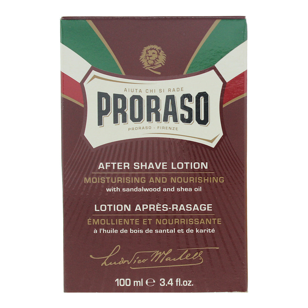 Proraso Moisturising And Nourishing After Shave Lotion 100ml